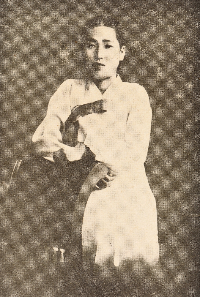 ▲ 조선미인보감(1918)에 실린 김향화